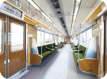 鉄道座席設計事例1